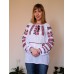 Embroidered blouse "Petrykivka Red"